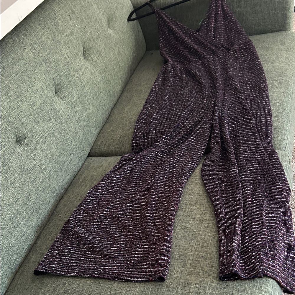 Wild Fable Shimmering Black Jumpsuit